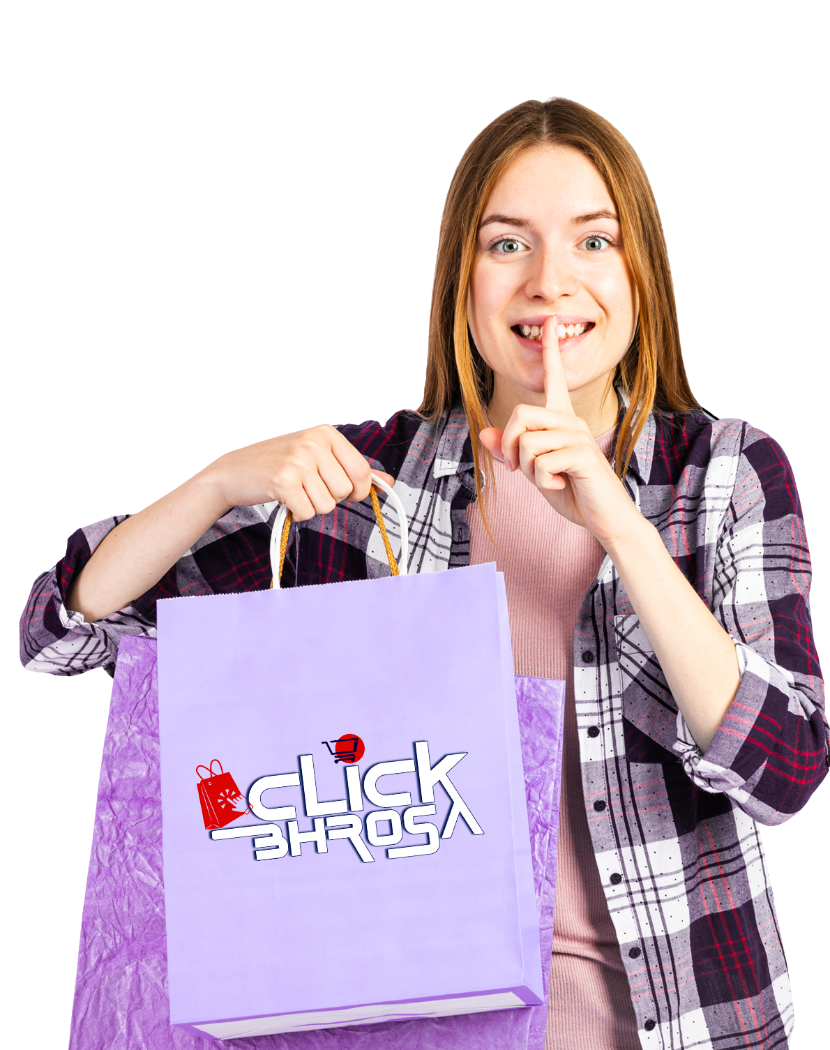 Woman holding shopping bags